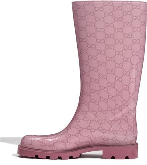 pink gucci rain boots|farfetch Gucci rain boots.